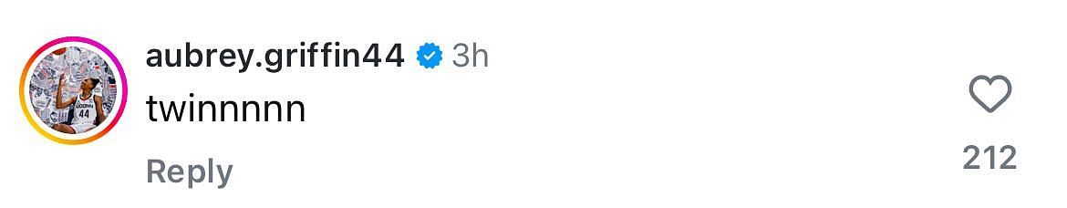 Aubrey Griffin hypes up Cheli